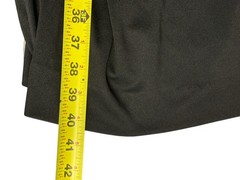 VINTAGE VICTOR COSTA Black Long Sleeve Bare Back Formal Gown SZ 4 Sexy Cocktail