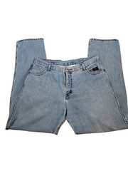 Vintage Distressed Harley Davidson Light Wash Relaxed Fit Jeans Size 16L C82