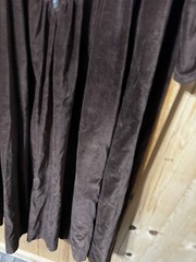 VTG REN FAIRE MAXI DRESS BROWN VELVET TAPESTRY DETAIL Women’s L? Renaissance