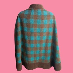 True Vintage Small Poncho Cape 1970’s Cowgirl Boho Pioneer Wear New Mexico USA