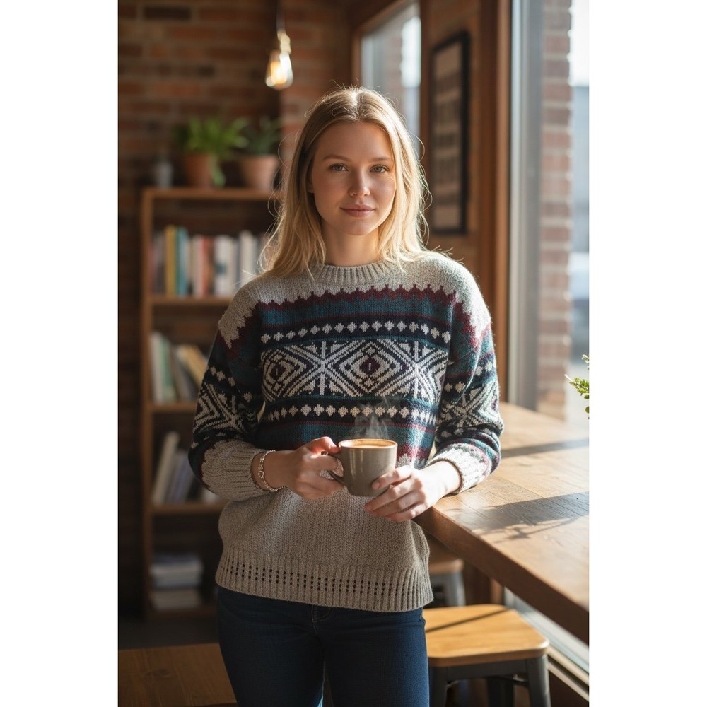 Vintage CC Courtenay chunky knit pullover sweater