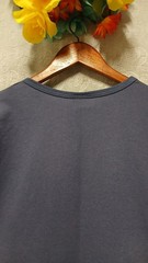 Vintage 90s Just My Size Navy T-Shirt Giraffe Elephant Heart Applique Made USA