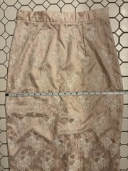 Vintage 1980s Designer Lorrie Kabala Pink Victorian Style Lace Overlay Skirt