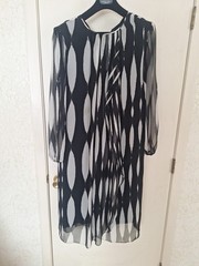 Vtg HANAE MORI 80’s Designer Dress Size 14
