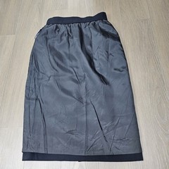 Auth Vtg Thierry Mugler Black Lined Skirt EU 34