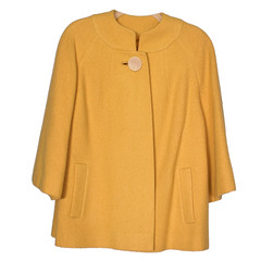 Kerrybrooke Vintage Women’s Sears & Roebuck Company Dress Coat Mustard Yellow