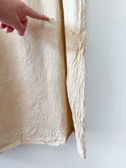1920s Antique Vintage Cream Silk and Crochet Lace Dress Lingerie Nightgown