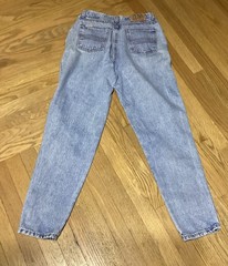 Zena Mom Jeans Size 8 High Rise Tapered Vintage Light Rinse