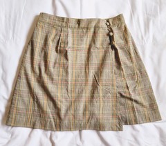 Vintage Y2K The Limited Plaid Skort Light Academia Twilight Bella 90s Poplin