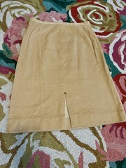 VINTAGE 60s 70s THE VILLAGER mustard gold Corduroy Blazer Jacket Skirt Business