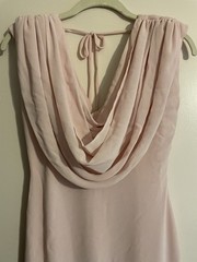 Casadei Women’s Drop Waist Dress Baby Pink Size 6 Lace Sleeveless 90’s 1990 Cute