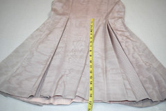 Vintage Dress Size S/M 60s Youth Guild Frosted Lavender Rhinestone Buttons Lined