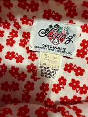 Vintage Y2k Lanz Originals Red Floral Sundress Cottagecore Midi Dress Size 7/14