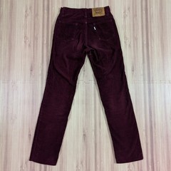 Vintage Levi’s 631 Red Corduroy Pants Size 26 X 29 1/2 Soft Wine made in France