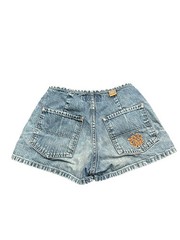 Vintage 90s JNCO Girlies Denim Shorts Made In USA Size 1 26” Waist
