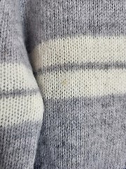VTG 100% Wool Knit Sweater Loft & Brownstone Y2K Gray Men’s L Large Casual Nice