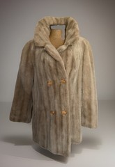 Vintage 70s London Leathers by Lilli Ann Coat Faux Fur w/Suede Trim Women’s Med