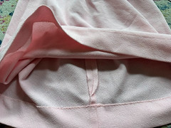 Vintage 60s Pink Sleeveless Tailored A-line Dress