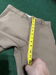 Vintage 70s 80s Farah Flare Bootcut Biege Womens 29×27 Khaki Pants