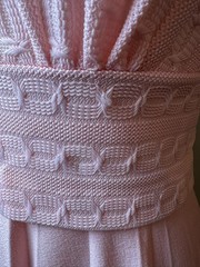 Vtg 70s Pink Maxi Dress Collared Shirt Waist Fit Coquette Pleats Sz 8 Fits XS/S