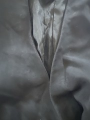 Vintage Perry Ellis Bergdorf Black Dressy Jacket, One Button Cross Front Closure