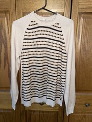 Vintage Made in Poland Acrylic Classic Sweater Tan Brown Excellent Condition