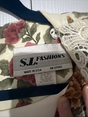 Vintage Cottage Core 1980’s Belted Dress