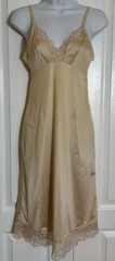 Vintage Kayser Nylon & Lace Beige Full Slip Size 32 T – SHIPS FREE