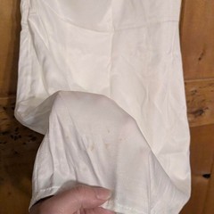 Vintage Inspired Altered State White Satin Feather Trim One Shoulder Mini dress