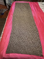 Vintage Raul Blanco Saks Fifth Avenue Silk Cheetah Rhinestone Tunic w/Scarf-12/M