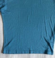 Vintage 90s Bobbie Brooks Teal Turtleneck Made in USA Size L 50/50 Cotton Poly