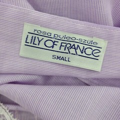 Vtg Deadstock Rosa Puleo-Szule Lily of France Lavender Nightie Panty Set Small