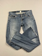 Vintage Lucky Brand Womens Blue Jeans Sz 2/26 Dungarees Made in USA Button Fly