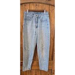 Calvin Klein Jeans Women 10 Light Blue Excellent Vintage High Waist Mom Tapered