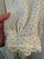Vintage Gunne Sax Prairie Cottage Core Renaissance Frum Modest Dress Trad Sz 5 S