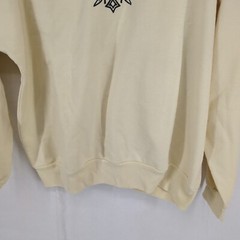 Vtg. Marcia Sweater Yellow Center Patch Graphic Black Trim USA Made Lg Pullover