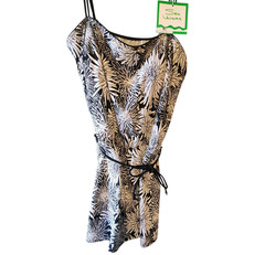 Sea Waves Women’s Swimsuit 2 Piece White Black Size 20 NEW Bathing Suit Made USA