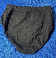Vintage Nylon Polyester Dancer Panties Size Medium Brief Panty Black