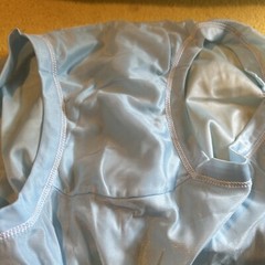 Vtg Gragero Panty large Double Nylon Gusset blue