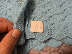 (large) NOS! 1960s Baby Blue Cardigan ORLON Acrylic by BERNICE Creations VINTAGE