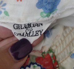 Vtg Gilligan O’Malley Floral Smocked Nightgown Robe Set Size S Cottage Prairie
