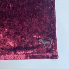 PINK Victoria’s Secret Red Crushed Velvet Camisole Top