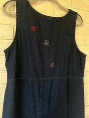 Bobbie Brooks Women’s VTG 90s Denim Maxi Dress School Teacher Cottagecore