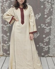 Vintage Kaftan 1960s 1970s Anita Pallenberg Nat~A~Raj 100% Natural Silk