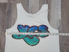 Vintage Yes Tank Top Shirt Union Tour 1991 Roger Dean Graffiti Art