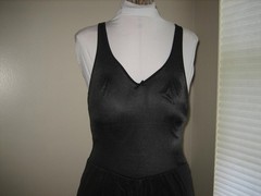 WARNER’S Black Full Slip, Stretch Bodice, Touch Of Lace – 55700 – Size 34