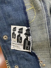 RARE Vintage 1970s THE OUTSIDER HAPPY LEGS women’s Denim Embroidered Jacket