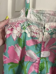 Vintage 1970s Liza By Lilly Pulitzer Floral Sundress Size 5/6