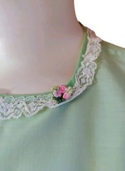 VTG 60’s “Katz” Mint Green Long PJ Set