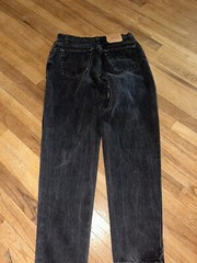 Vintage USA Levi’s 551 Relaxed Fit Tapered Leg Black Jeans Sz. 18 L (?)